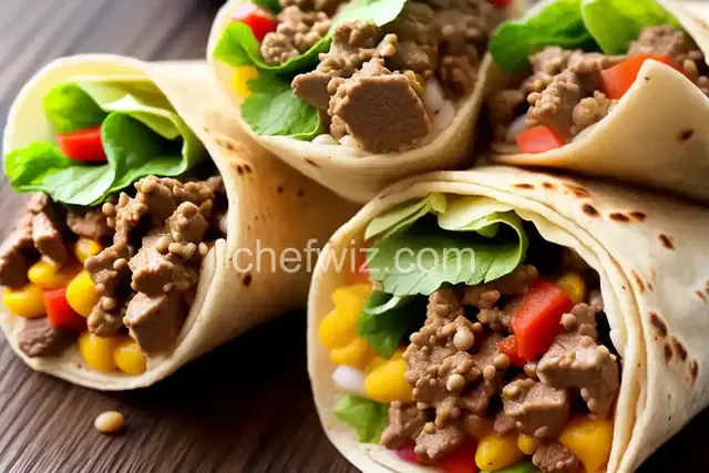 Beef and Bean Burritos