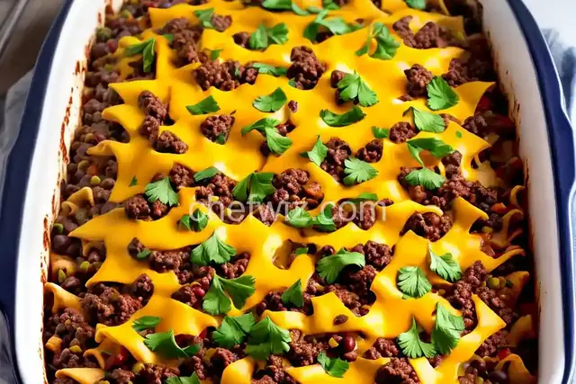 Beef and Bean Taco Casserole