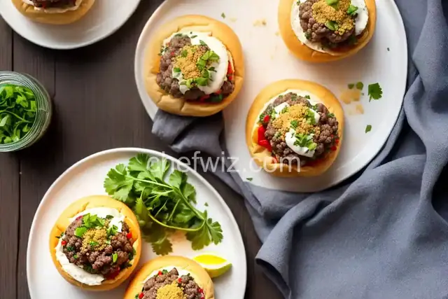 Beef and Ground Pork Sliders