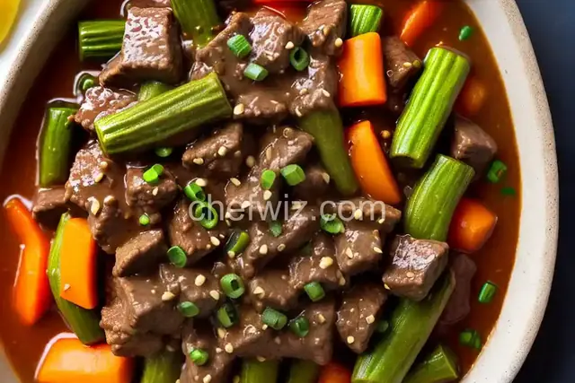 Beef and Okra Bamia
