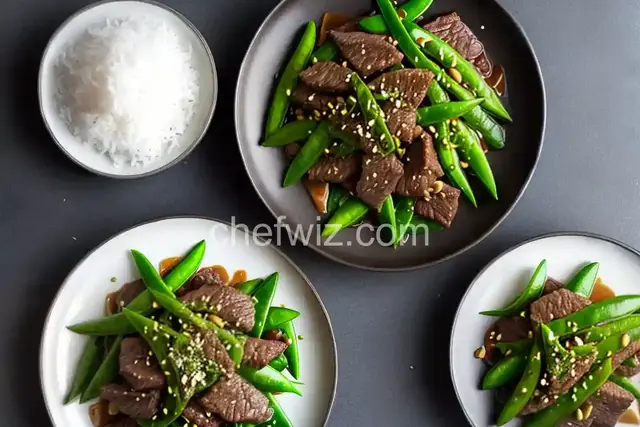 Beef with Snow Peas
