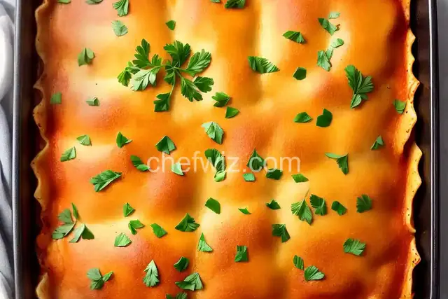Beefy Baked Ravioli