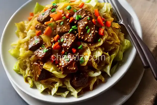 Beer Braised Cabbage