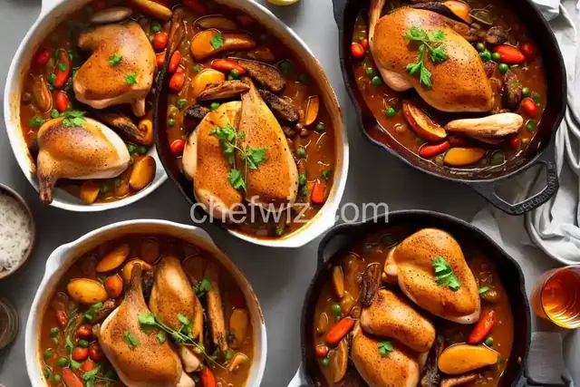 Beer-Braised Chicken