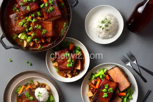 Beer-Braised Pork Belly
