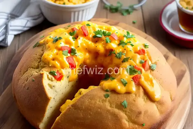 Beer Cheese Bread Bowl