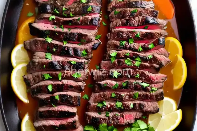 Beer-Marinated Grilled Skirt Steak