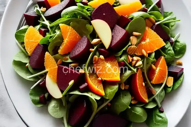 Beet, Orange, and Apple Salad