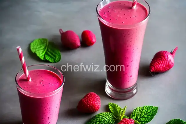 Beet-Red Raspberry Smoothie