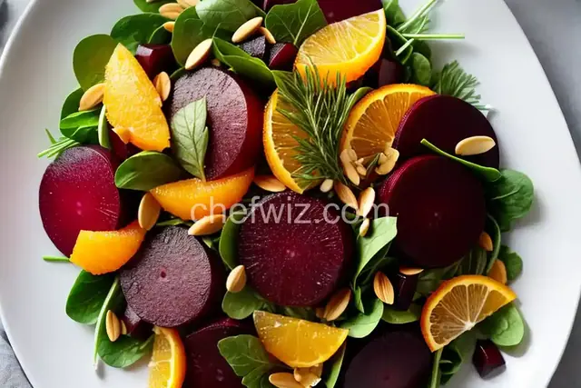 Beet and Citrus Salad With Pine Nut Vinaigrette Recipe