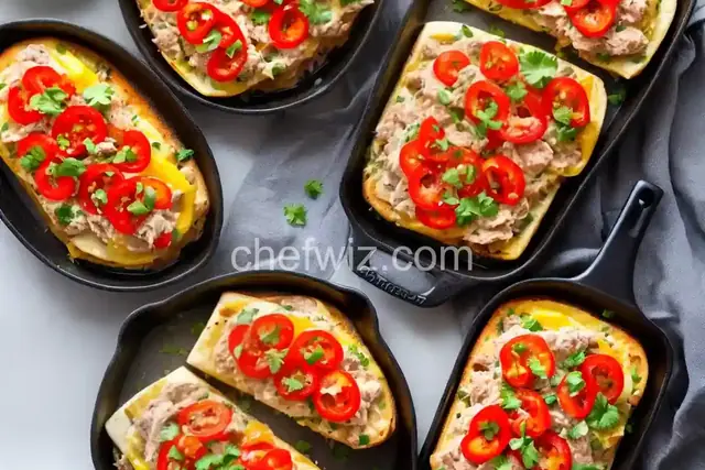 Bell Pepper Tuna Melts