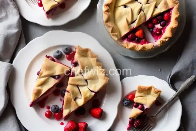 Berry Custard Pie
