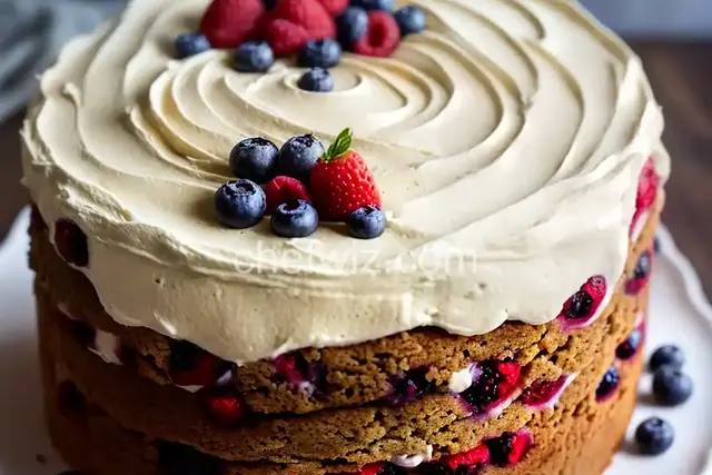 Berry Layer Magic Cake