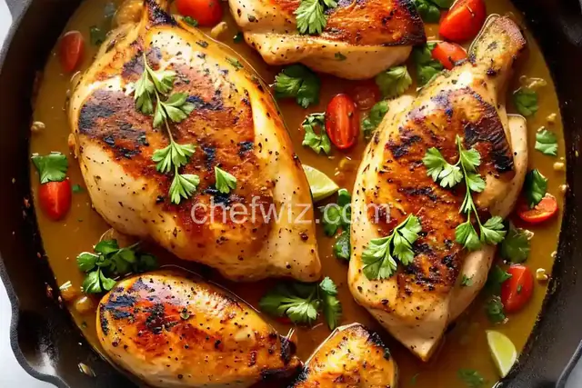 Bessy's Zesty Grilled Garlic-Herb Chicken