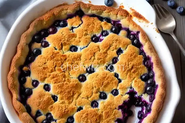 Best Ever Blueberry Cobbler