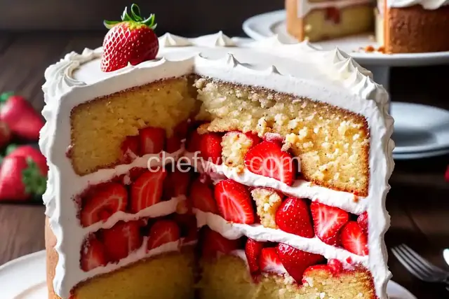Best Strawberry Cake from Scratch