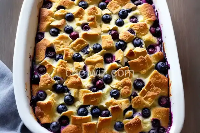Beth's Blueberry Bread Pudding