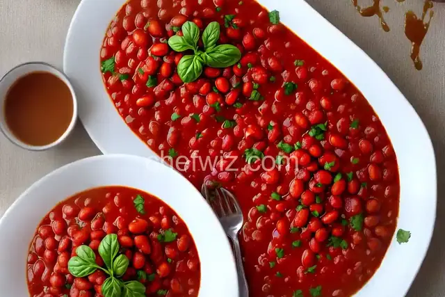 Big Beans and Tomato Vinaigrette