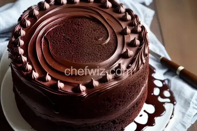 Big Chocolate Birthday Cake