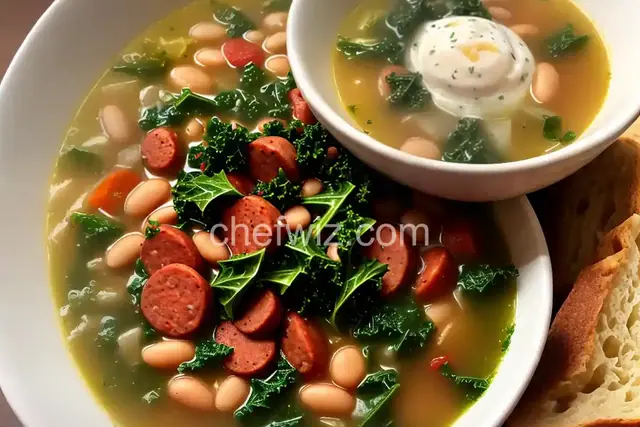 Big Ray's White Bean, Kale, and Kielbasa Soup