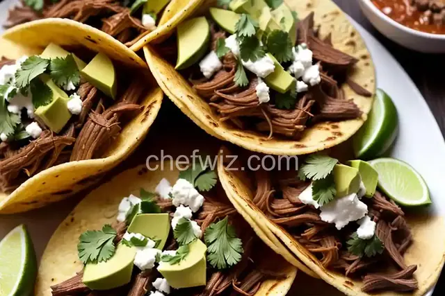 Birria Style Beef Tacos