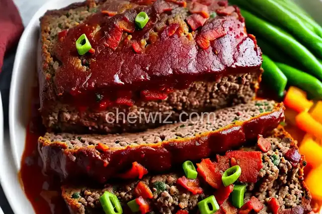 Bison Meatloaf with Green Chile and Bacon