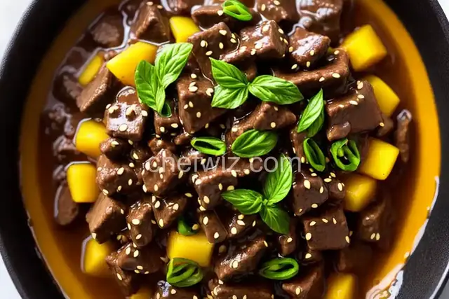 Bitter Melon and Black Bean Sauce Beef