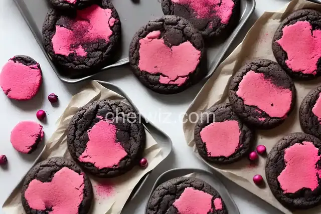 Black & Pink Cookies