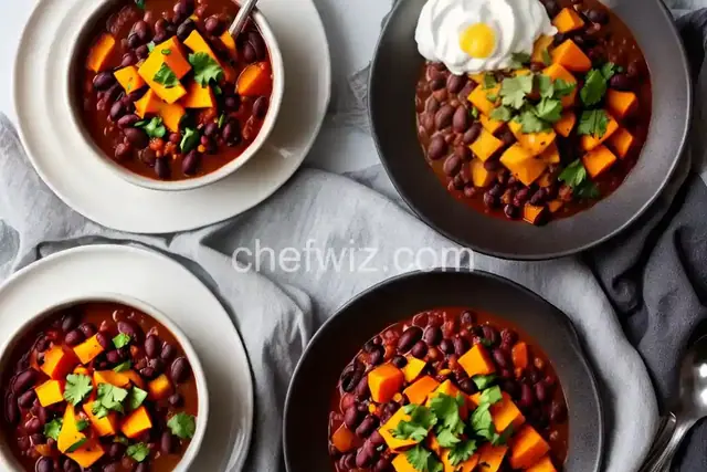 Black Bean Chili with Butternut Squash