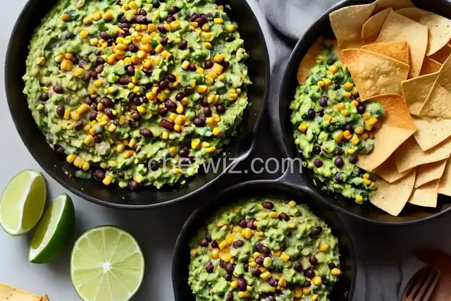 Black Bean and Corn Guacamole
