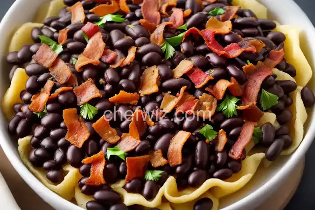 Black Beans with Bacon
