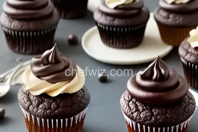 Black Bottom Cupcakes II