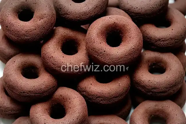 Black Cocoa Cake Doughnuts