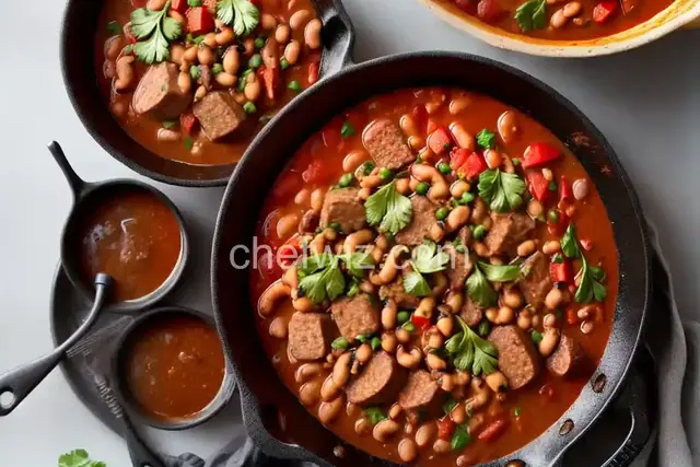 Black-Eyed Pea Bratwurst Stew