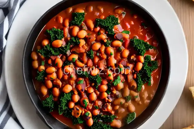 Black-Eyed Pea Masala With Kale