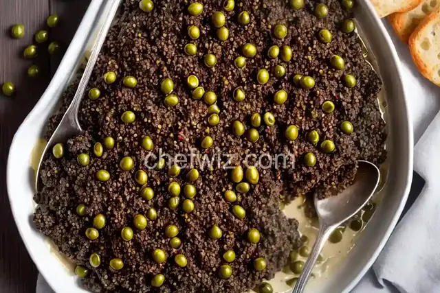 Black Olive Tapenade With Garlic, Capers, and Anchovies Recipe