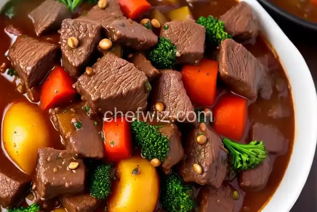 Black Pepper Beef Stew