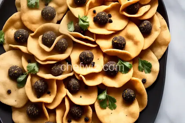 Black Pepper Papads (Poppadoms)