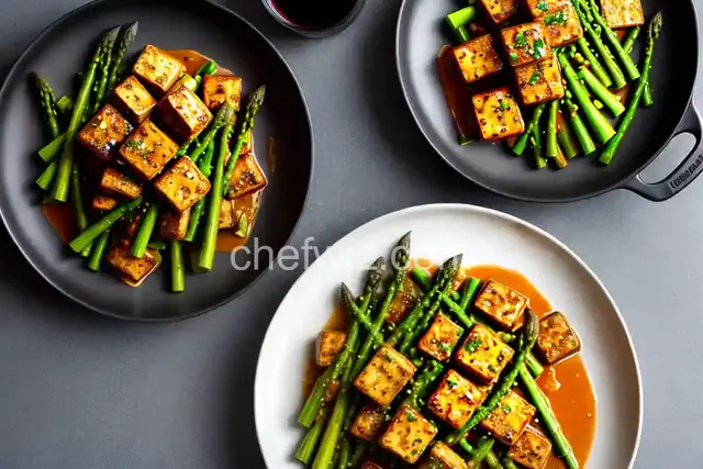 Black Pepper Tofu and Asparagus