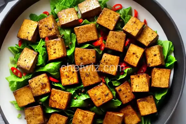 Black Pepper Tofu