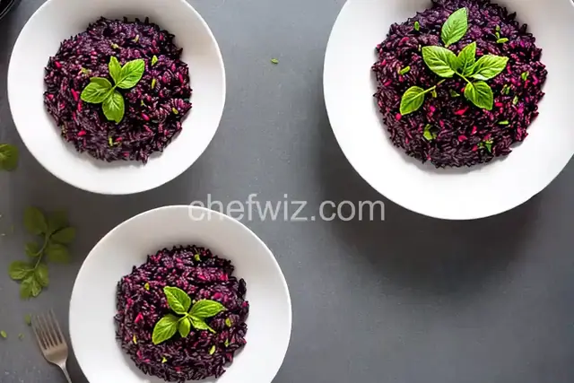 Black Rice Risotto