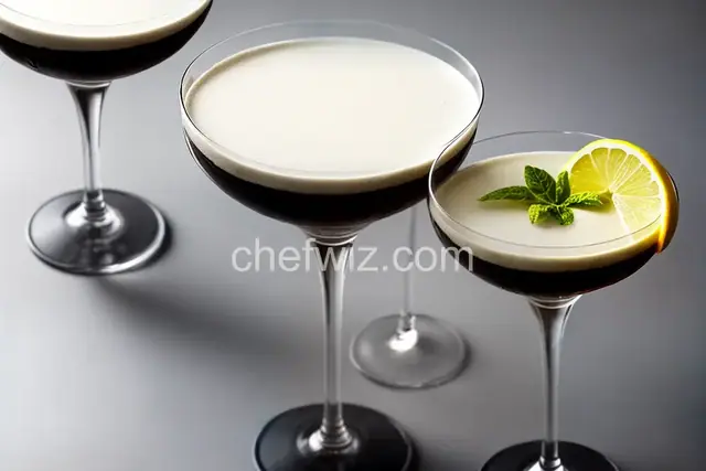 Black and White Cocktail
