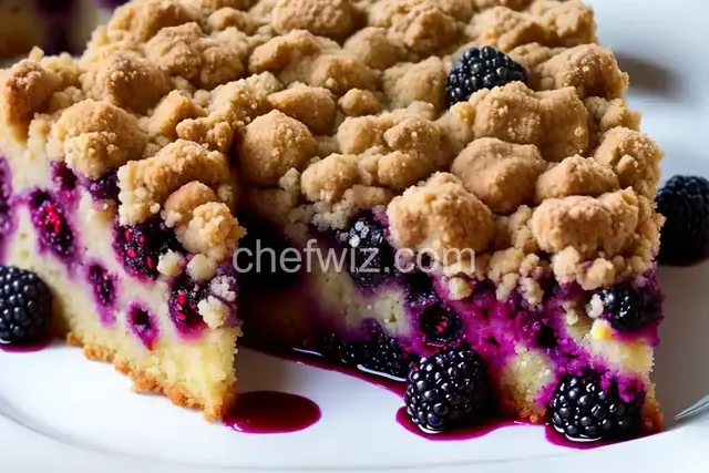 Blackberry Crumb Cake Recipe