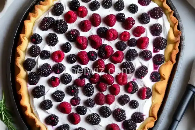 Blackberry Curd Tart