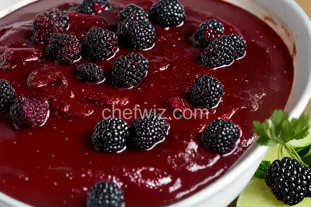 Blackberry Habanero BBQ Sauce