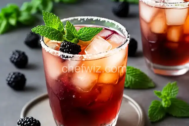 Blackberry-Mint Julep Margarita