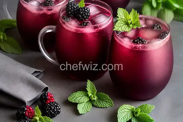 Blackberry Mint Mule