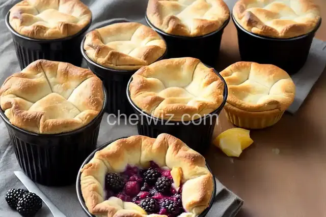 Blackberry Pot Pies