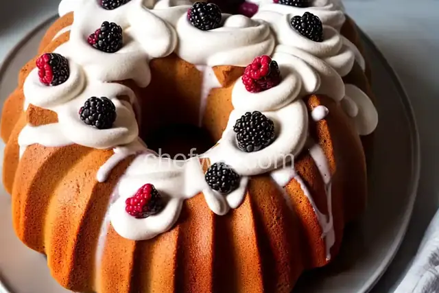 Blackberry Sour Cream Bundt Recipe