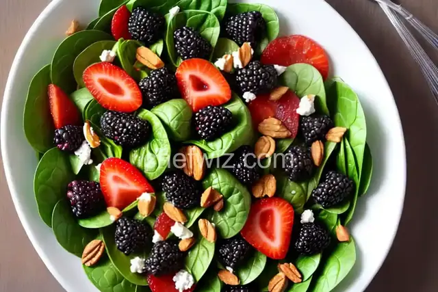 Blackberry Spinach Salad